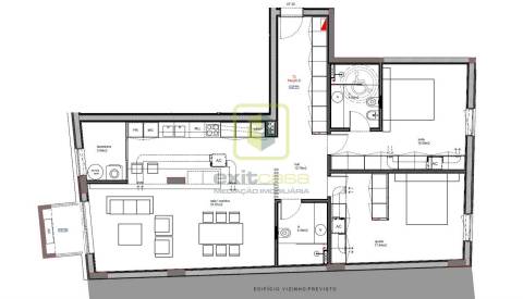 Apartamento T2 em São Bernardo