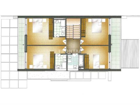 Terreno com projeto aprovado para Moradia T4 - 3 Frentes | Coronado, Trofa