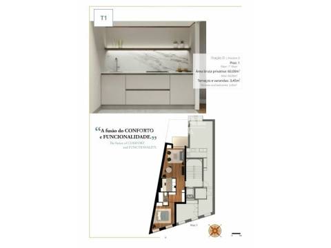 Apartamento T1+1 com Jardim Privativo | Cedofeita, Porto