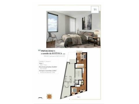 Apartamento T1+1 com Jardim Privativo | Cedofeita, Porto