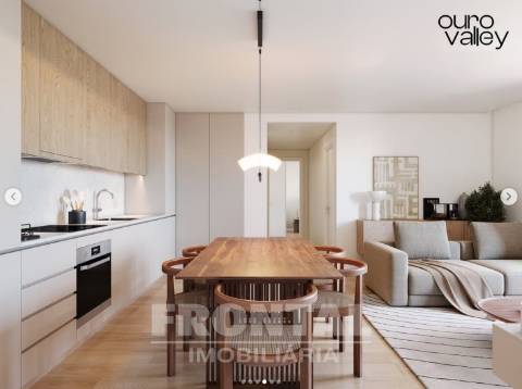Apartamento T1 com Varanda, Garagem e Arrumo | Vale do Ouro, Rio Tinto