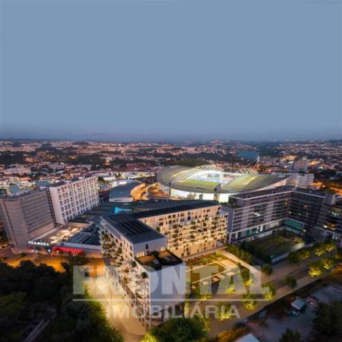 T1 - Terraço com 39,50m2, panorâmico, com cobertura.