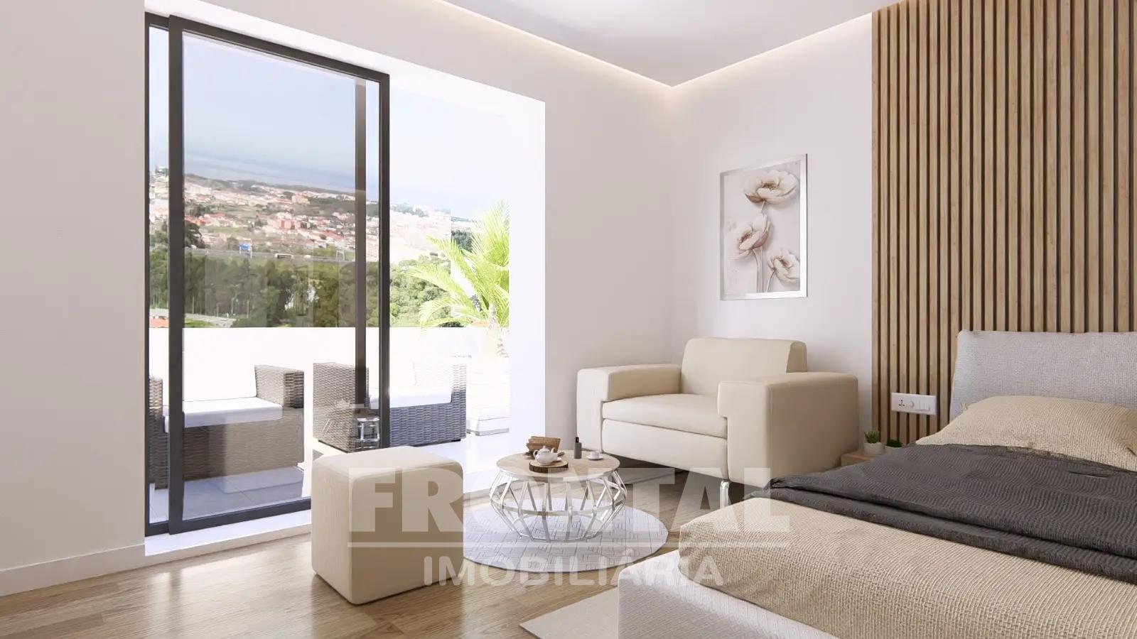 Apartamento T0 com Varanda | Condomínio Privado com Conceito Contemporâneo
