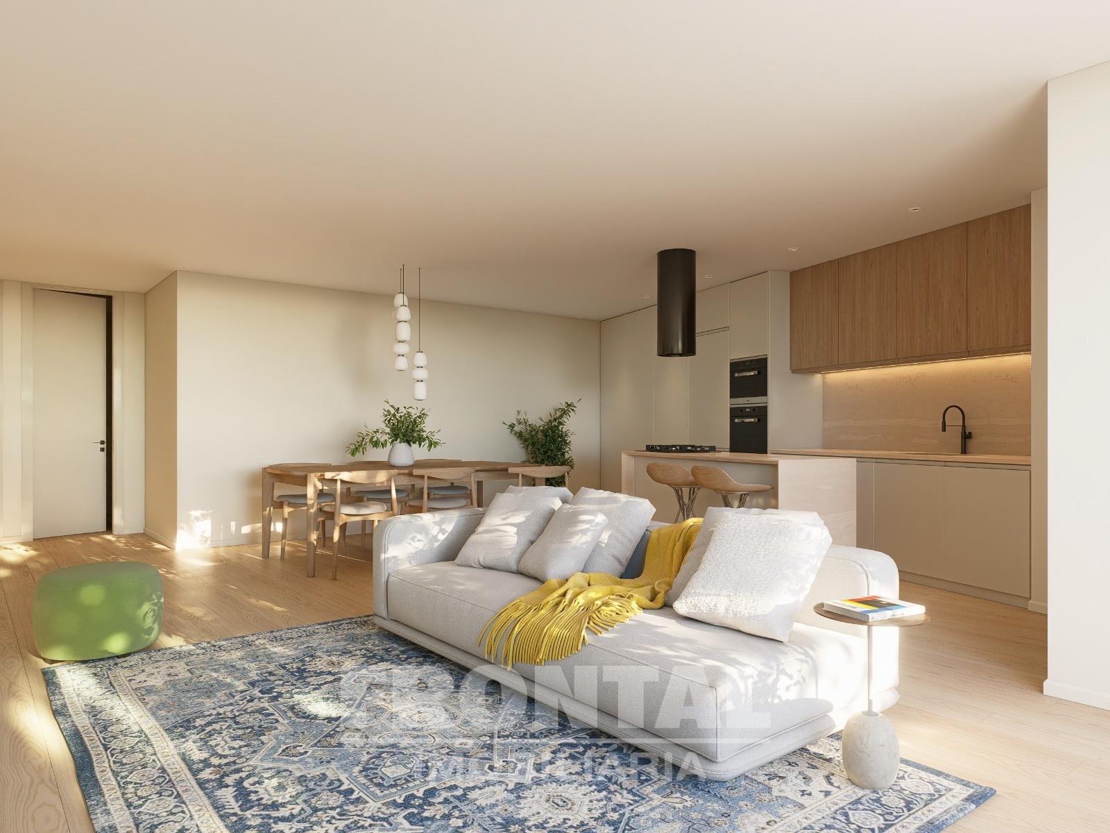 Apartamento T1 com Varanda e Piscina | Condomínio Privado com Conceito Contemporâneo