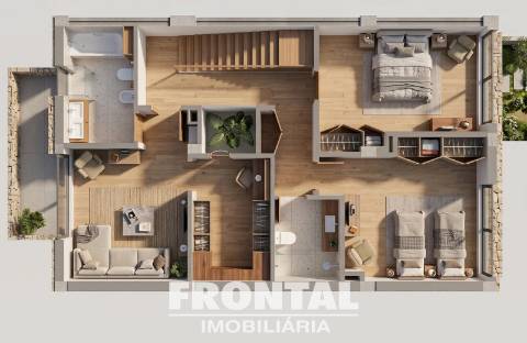 Moradia T3 em Fase Final de Construção | Arquitetura Contemporânea e Jardim Privativo