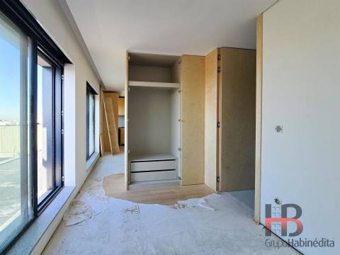 Apartamento T1 com terraço em Matosinhos. NOVA CONSTRUÇÃO.