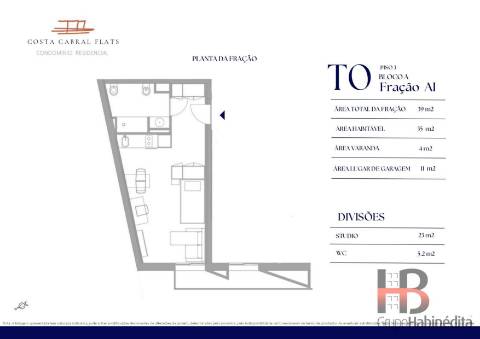 Apartamento T0 Venda em Paranhos,Porto