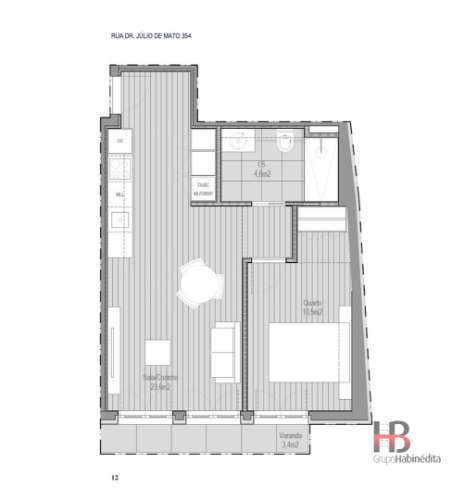 Apartamento T1 Venda em Paranhos,Porto