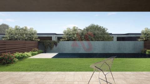 Moradia T3 de Gaveto no Empreendimento – Villa 48 em Palmeira, Braga com piscina