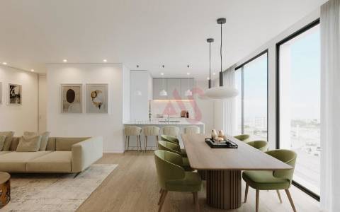 Apartamento T2 em construção no empreendimento Vila Mauri em Felgueiras