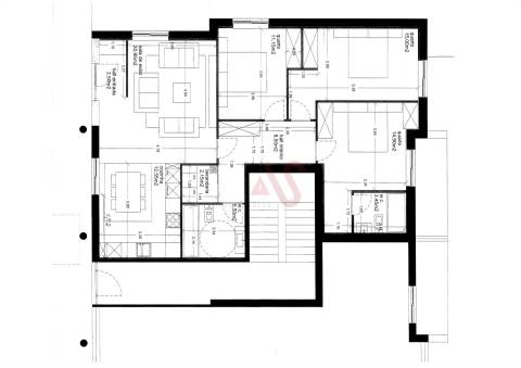 Apartamento T3, com 1 Suite , Lavandaria, Cozinha Mobilada em Construção – Felgueiras