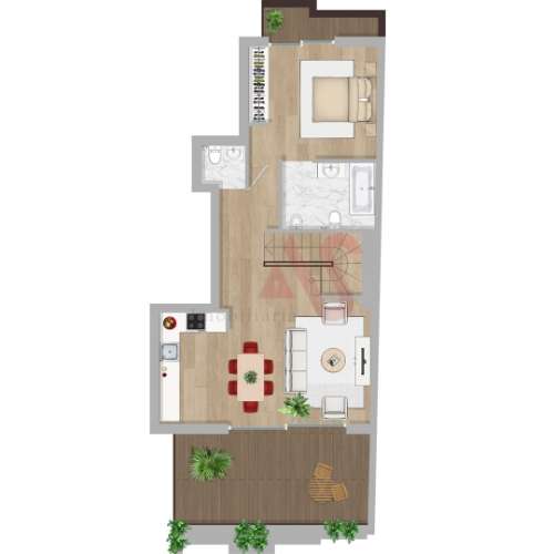 T3 Duplex Inserido no Novo Empreendimento de Brito Capelo, 76 - Centro do Porto