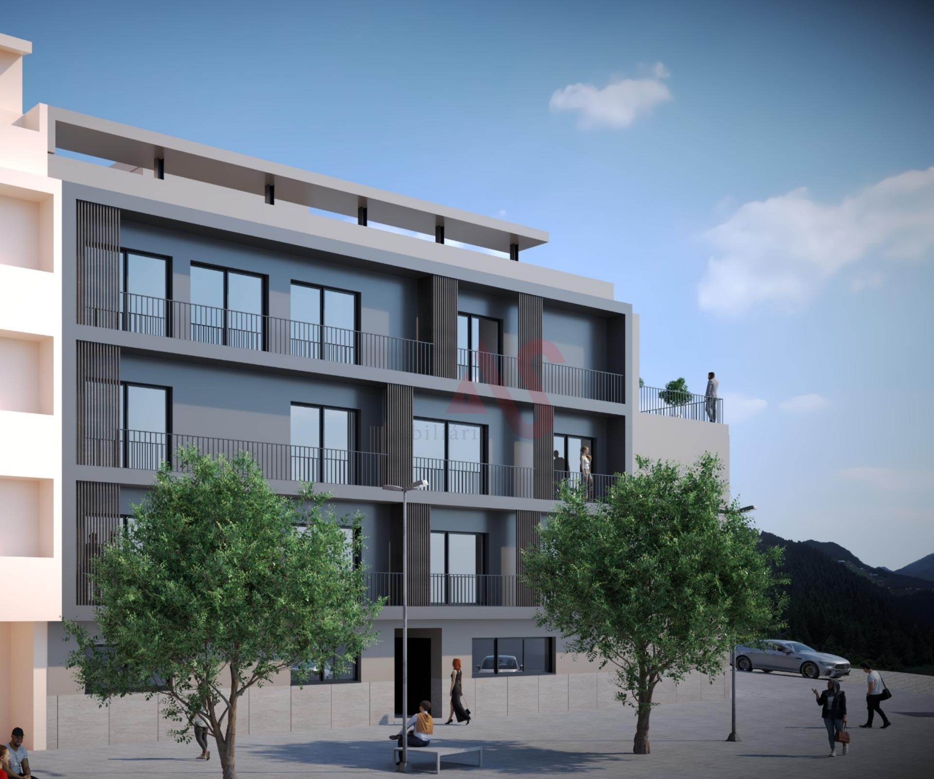 Apartamento T2+ 1 em construção no Edifício Louzada no Centro da Vila de Lousada