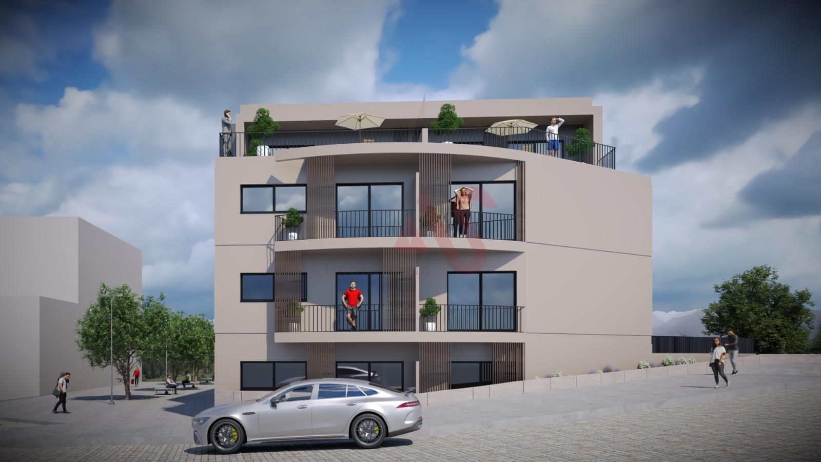 Apartamento T2+ 1 em construção no Edifício Louzada no Centro da Vila de Lousada