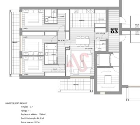 Apartamentos T3 novos desde 320.000€ em Infias, Vizela