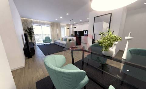 Apartamento T2 novo com terraço no centro de Vizela