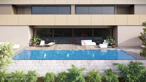 Apartamento T2 de luxo no condomínio fechado Thaís Living - Guimarães