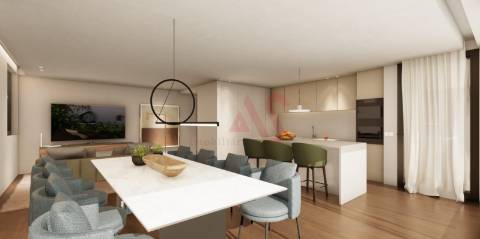 Apartamento T2 de luxo no condomínio fechado Thaís Living - Guimarães