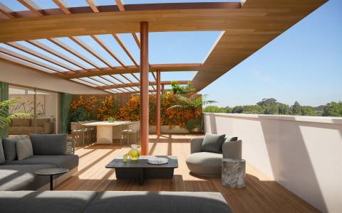 Apartamento T4+1 Duplex, no empreendimento RAIZ, edifício PARQUE, na Av. da Boavista, Porto
