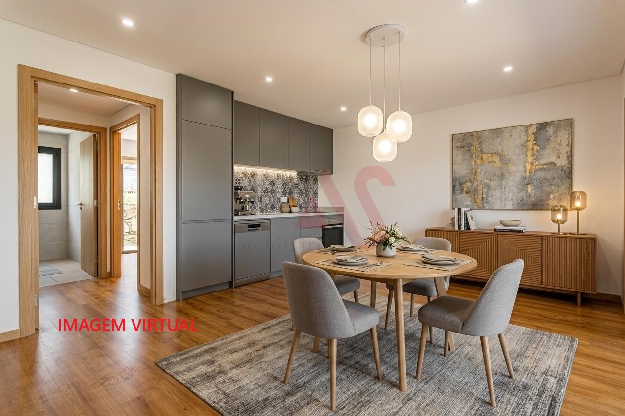 Apartamento T1 NOVO com TERRAÇO, 1 quarto, roupeiro embutido, Infias, Vizela