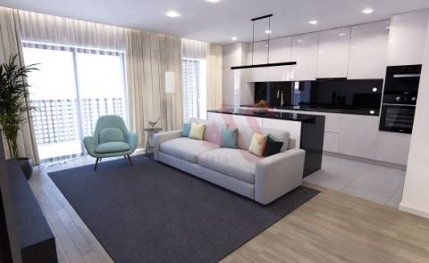Apartamento T2 novo com terraço no centro de Vizela