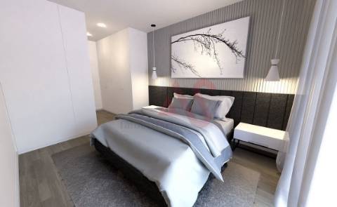 Apartamento T2 novo com terraço no centro de Vizela