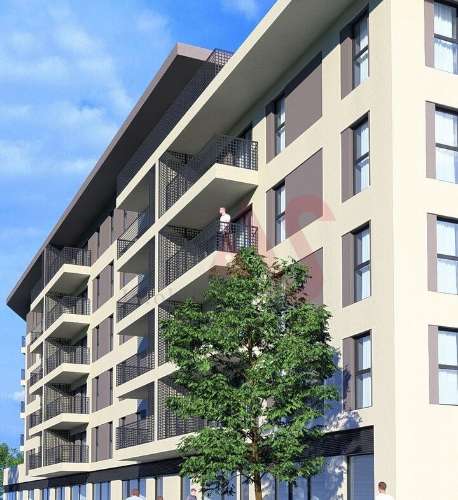 Apartamento T2 novo com terraço no centro de Vizela