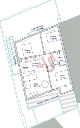 Andar moradia T3 completamente renovado a 7 min. da Praia da Granja | Vila Nova de Gaia