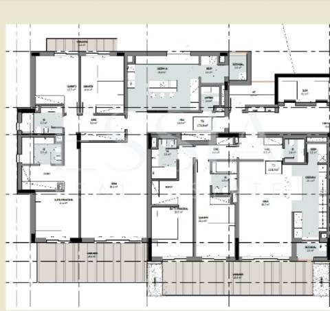 Apartamento T3 » Empreendimento Marques Gomes » Vistas de Mar e Rio Douro