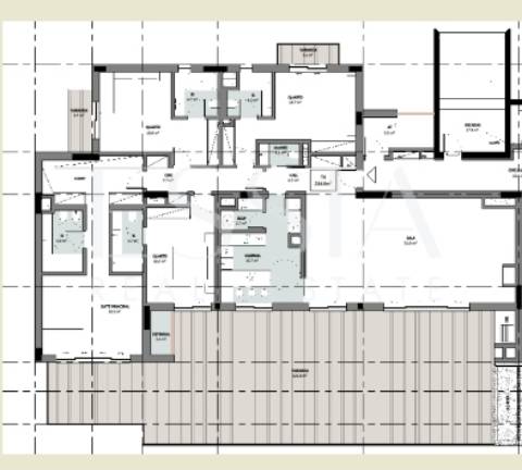 Apartamento T2 » Empreendimento Marques Gomes » Vistas de Mar e Rio Douro