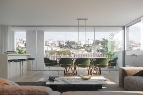 Apartamento T2 Duplex com Terraço com 65.55 m2 vistas Rio Douro