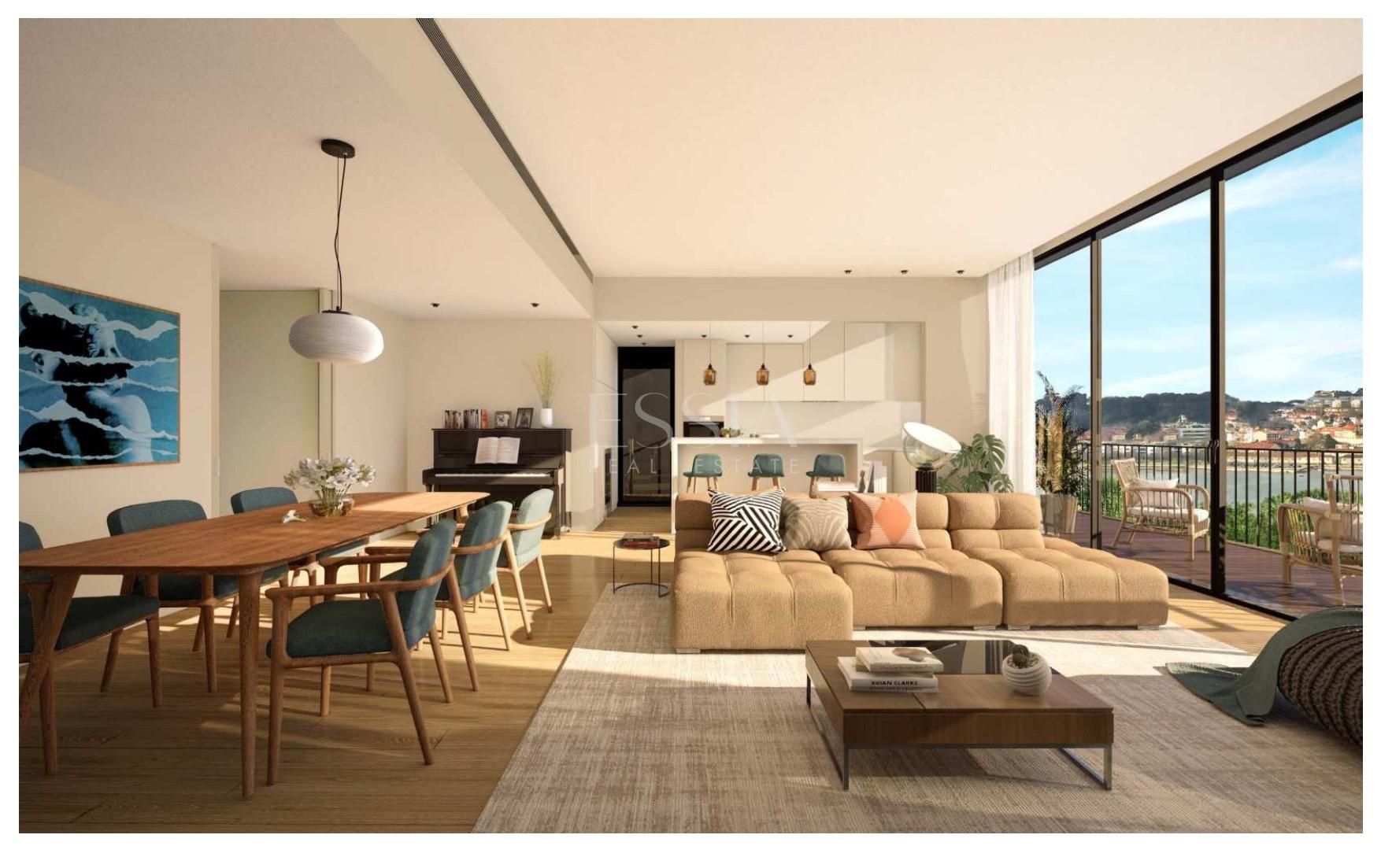 Moradia T4 Triplex | Casa com Jardim de 101m2 e Piscina vistas de Rio e Mar à Marina da Afurada