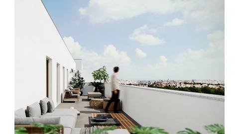 Apartamento T2 com Varandas e Garagem no Porto Art Square