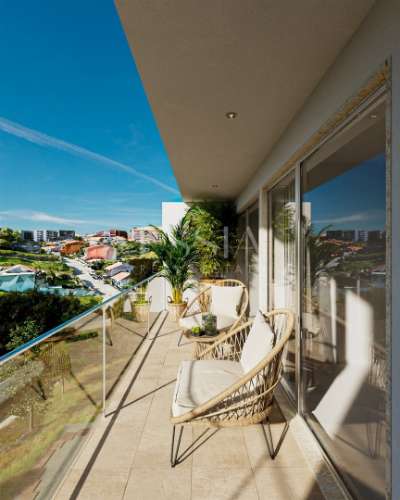 Apartamento T2 com varanda em Canidelo no Arrábida Green Avenue