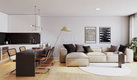 Apartamento T3 com Varanda e Garagem junto ao Arrábida Shopping