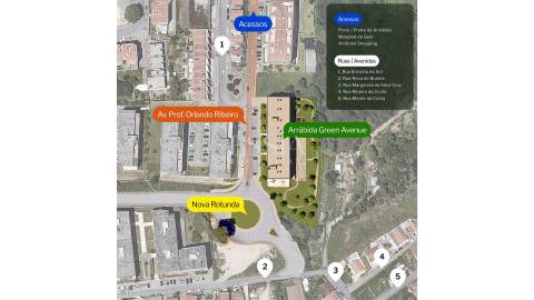 Apartamento T3 com Varanda e Garagem junto ao Arrábida Shopping