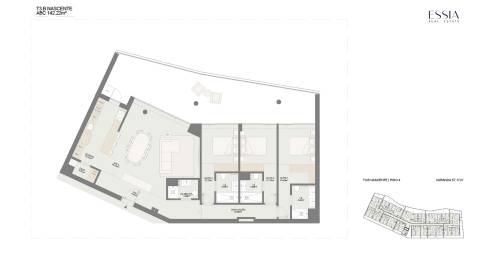 Apartamento T3 Duplex com Varanda no Lurion Residences Gaia