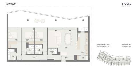 Apartamento T3 Duplex com Varanda no Lurion Residences Gaia