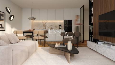 Apartamento T2 com Varanda no Sul 560 em Matosinhos Sul