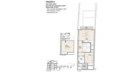 Apartamento T2 com Mezanino junto ao Estádio do Dragão