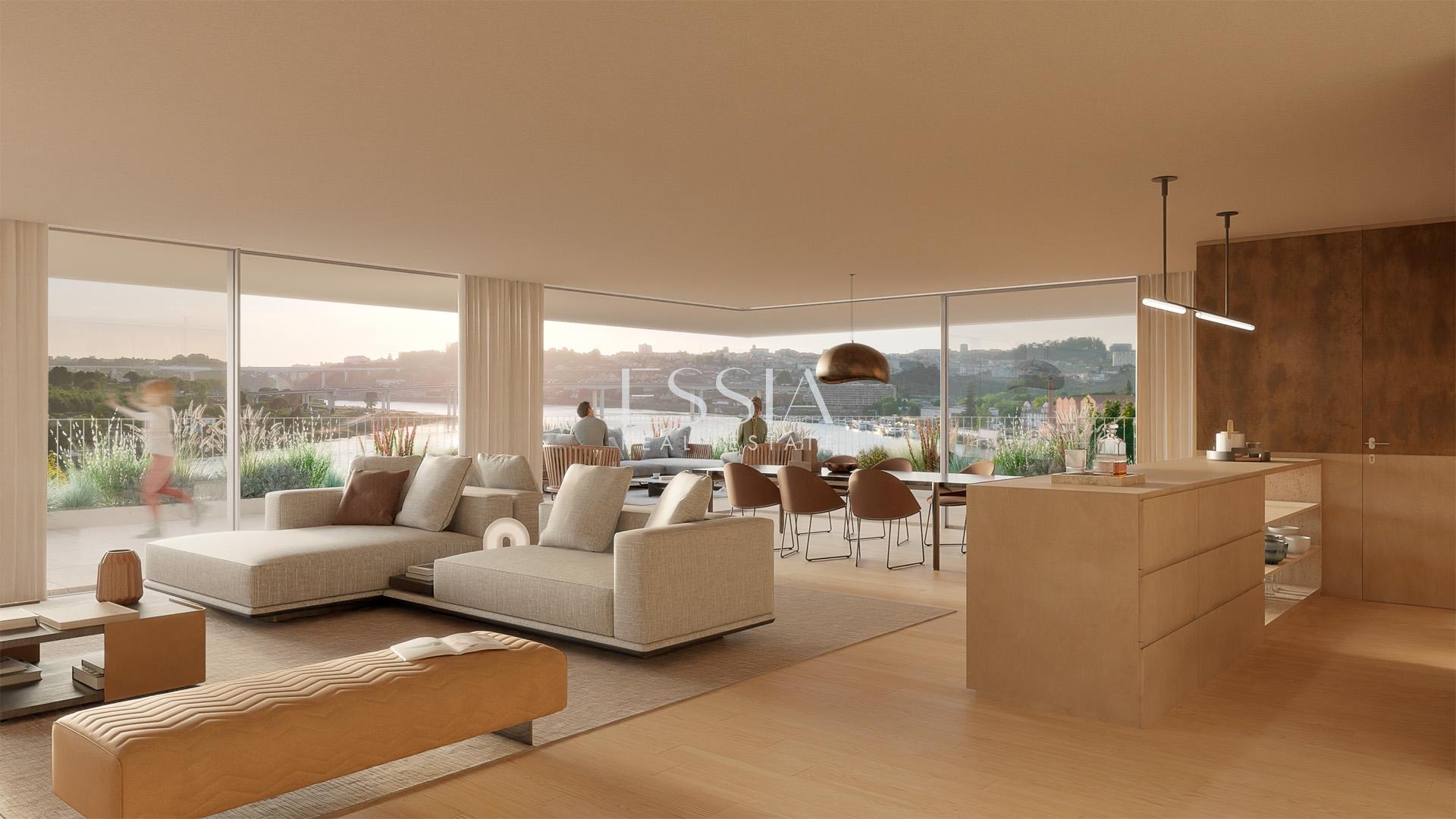 Apartamento T2 com Vista Rio no Rivage Douro
