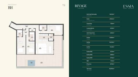 Apartamento T3 com Piscina Privativa no Rivage Douro