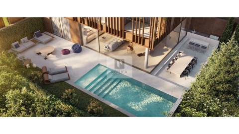T3 Duplex com Jardim e Piscina no The Principado Cascais