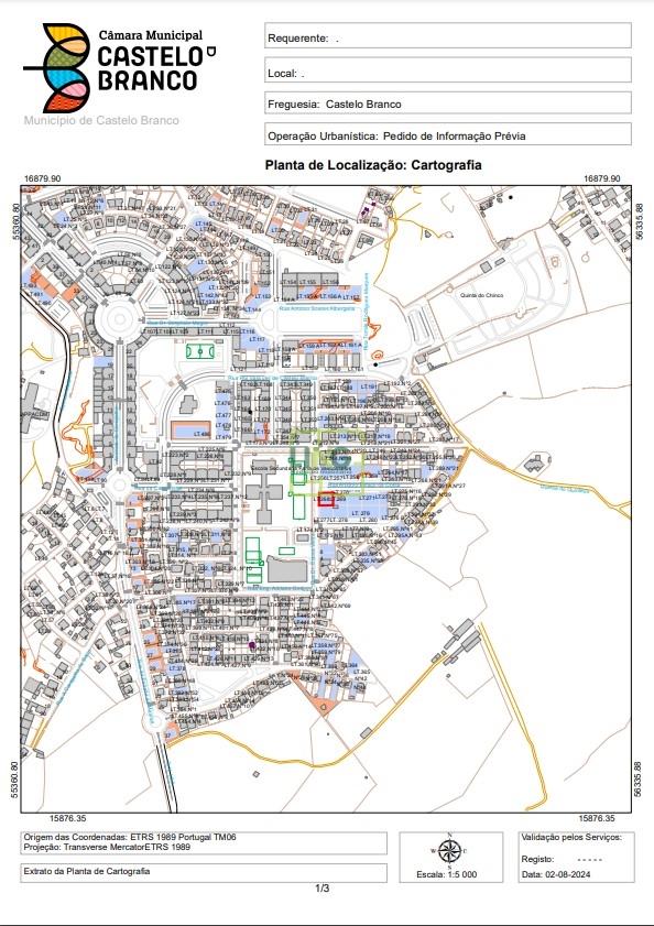 Lote de Terreno  Venda em Castelo Branco,Castelo Branco