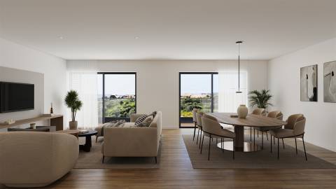 Apartamentos T2 Novo, com garagem e piscina em Olhão