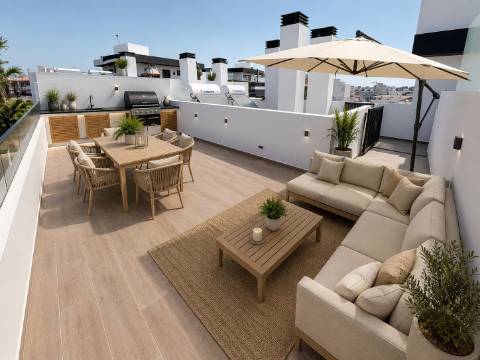 Apartamento T1, Penthouse, com garagem e piscina