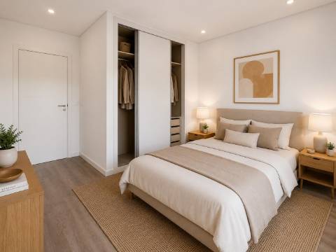 Apartamento T1, Penthouse, com garagem e piscina