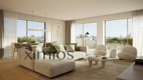 Apartamento T4 Duplex, em construção, no centro do Porto