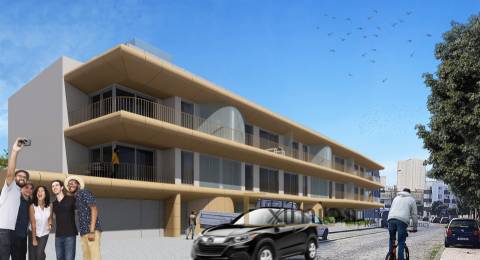 Apartamento T2, em construção, na Póvoa de Varzim