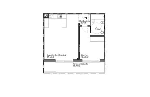 Apartamento T1 Venda em Quelfes,Olhão